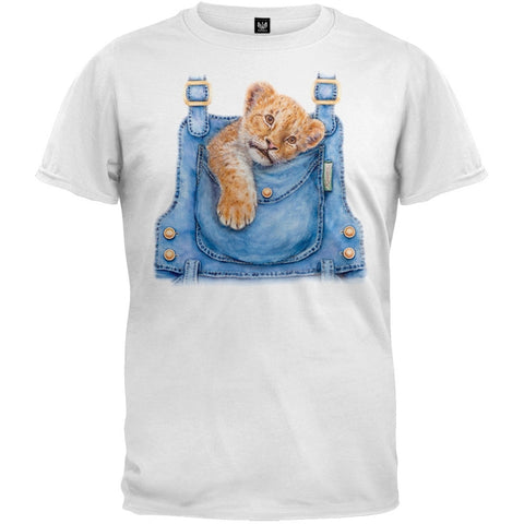 Lion Cub Overall White T-Shirt