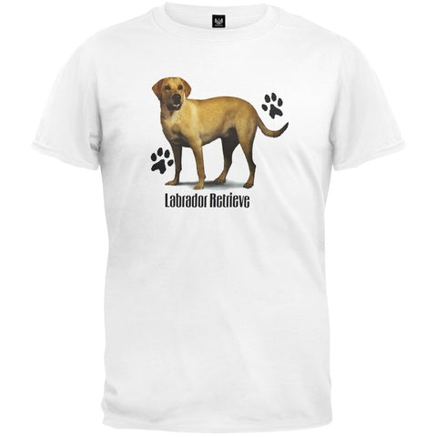 Yellow Labrador Retriever Profile White T-Shirt