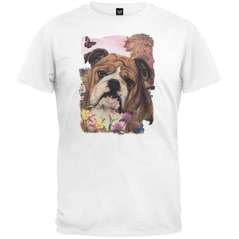 English Bulldog White T-Shirt