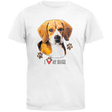I Paw My Beagle Black T-Shirt