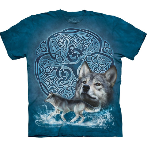Wolf & Celtic Design T-Shirt