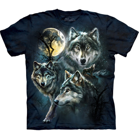 Wolves Moon Collage T-Shirt