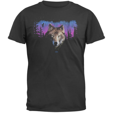 Northern Lights Wolf T-Shirt