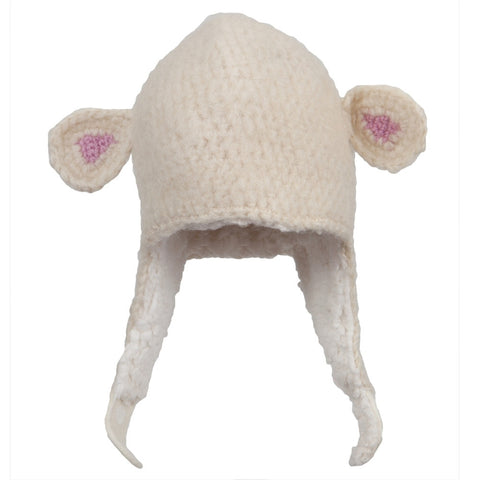 Lamb Infant Peruvian Crochet Hat