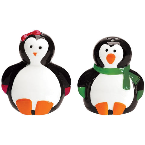 Penguin Party Ceramic Salt & Pepper Shaker Set