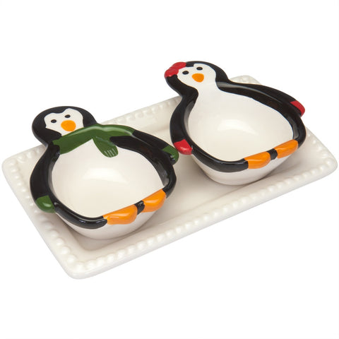 Penguin Party Ceramic Serving Set