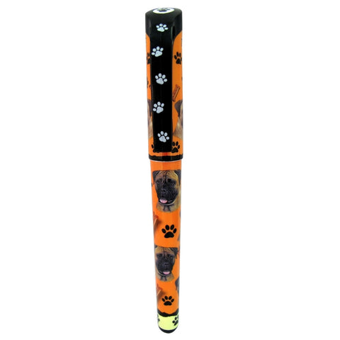 Bullmastiff & Paws Refillable Gel Pen