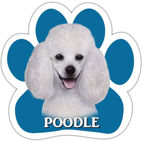 Poodle Paw Shaped Car Magnet