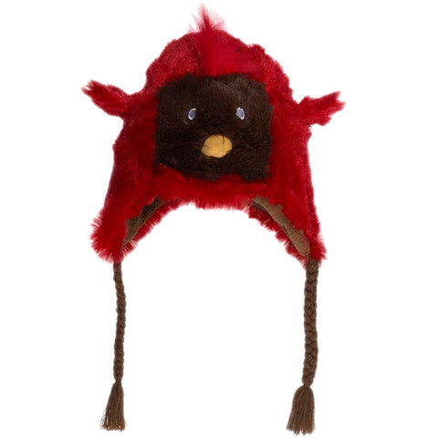 Cardinal Toddler Fuzzy Fleece Hat