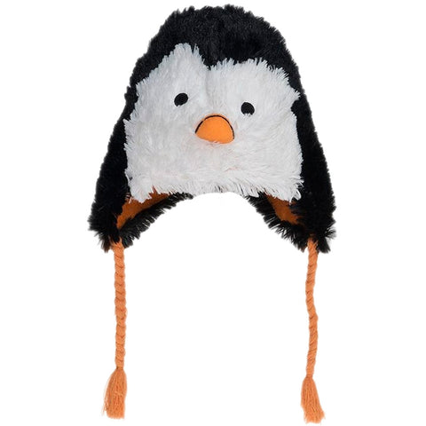 Penguin Toddler Fuzzy Fleece Hat