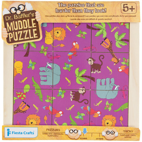 9-Piece Jungle Muddle Puzzle