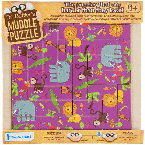 22-Piece Jungle Muddle Puzzle