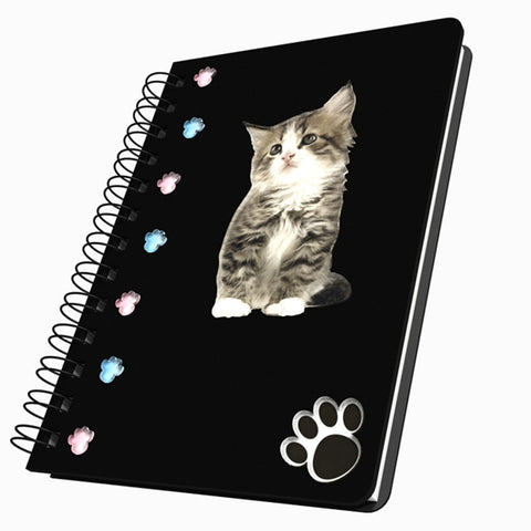 Kitten & Paws Puppies Medium Acrylic Journal