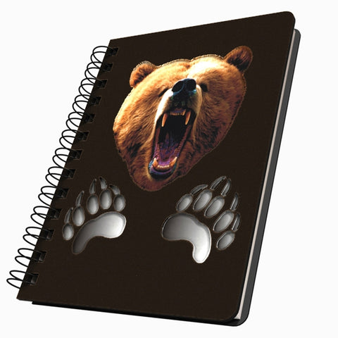Bear Head & Paws Medium Acrylic Journal