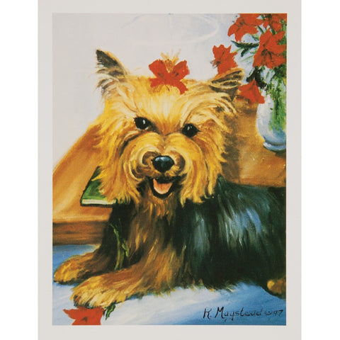 6 Yorkshire Terrier Boxed Christmas Greeting Cards
