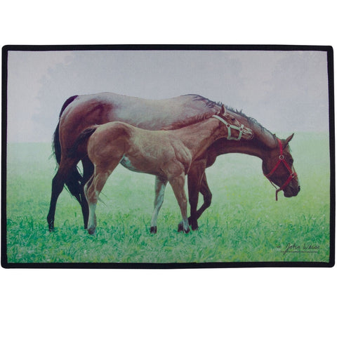 Horses Cuddle Time Doormat