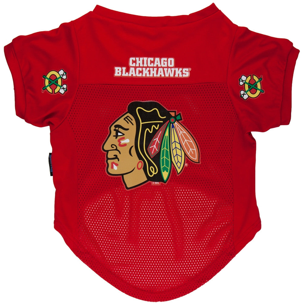 Chicago Blackhawks - Team Colors Dog Jersey AnimalWorld.com Chicago Blackhawks - Team Colors Dog Jersey AnimalWorld.com