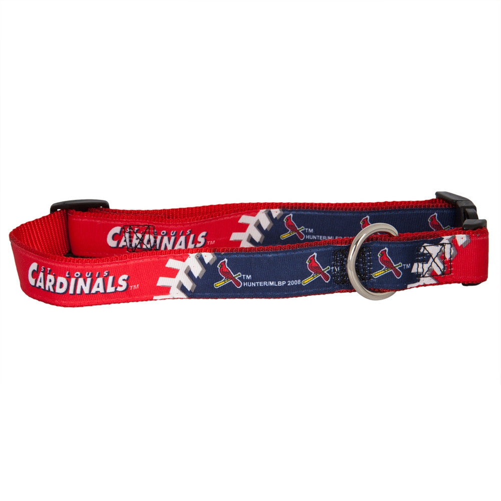 St Louis Cardinals Dog Collar Large