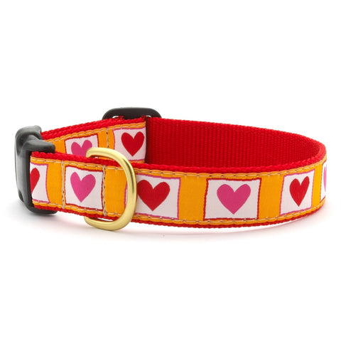 Hot Hearts Dog Collar