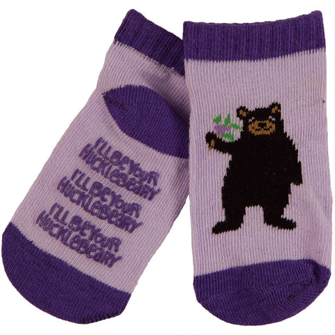 Bear I'll Be Your Hucklebeary Infant Slipper Socks