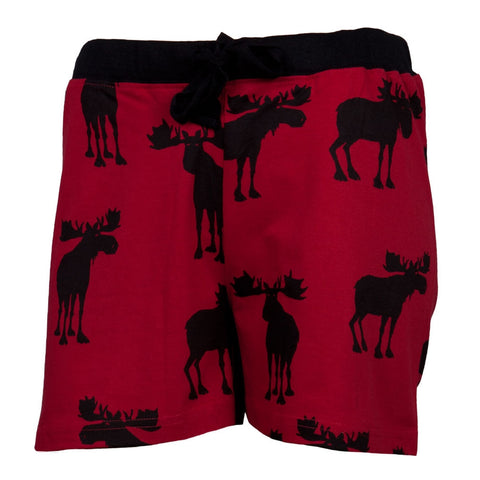 Moose Silhouette Women's Boxer Shorts
