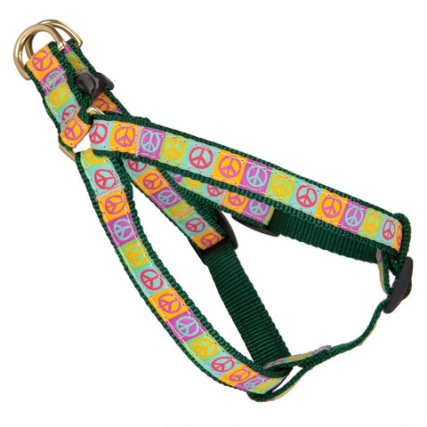 Peace Signs Dog Harness