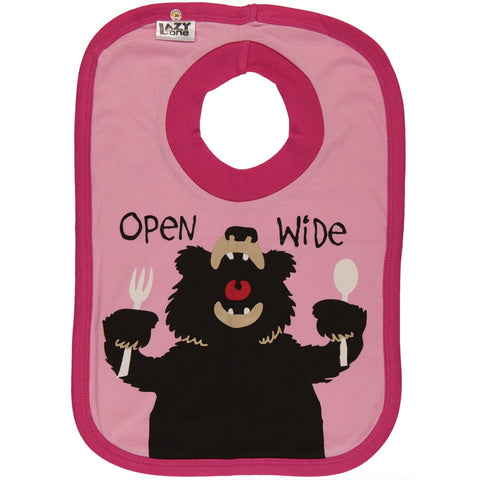 Bear Open Wide Bib