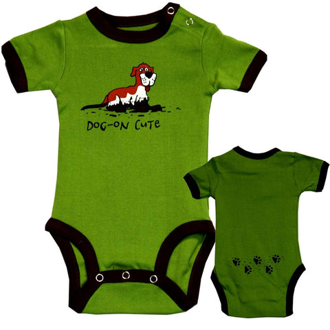 Dog On Cute Baby One Piece