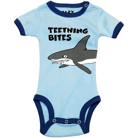 Shark Teething Bites Baby One Piece