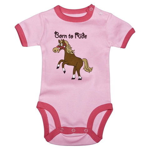 Horse Born To Ride Baby One Piece