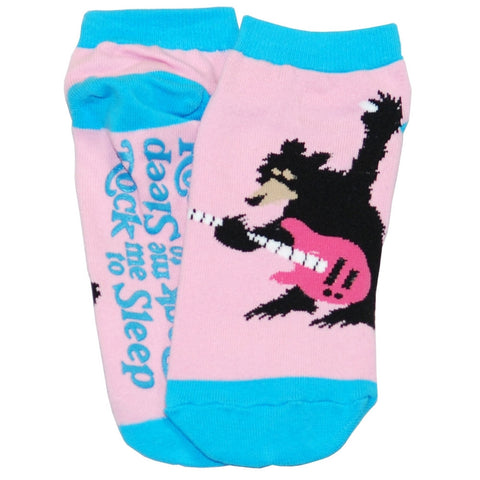 Bear Rock Me To Sleep Women's Slipper Socks