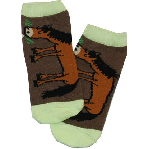 Horse Pasture Bedtime Kid's Socks