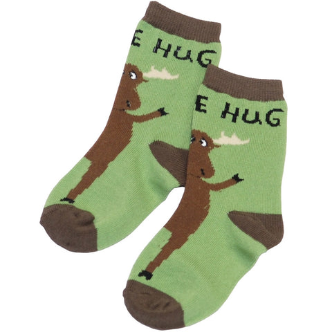 Moose Hug Infant Socks