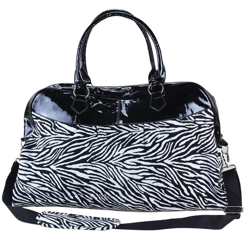 Zebra Print Weekend Bag