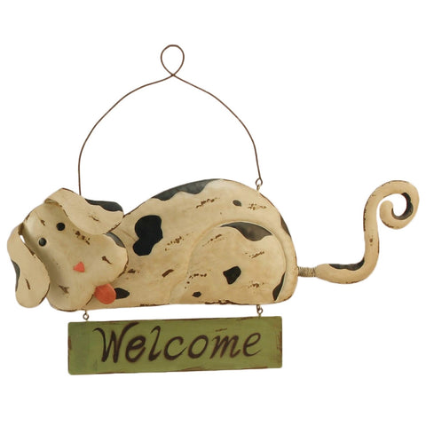 Dog Welcome Wall Plaque
