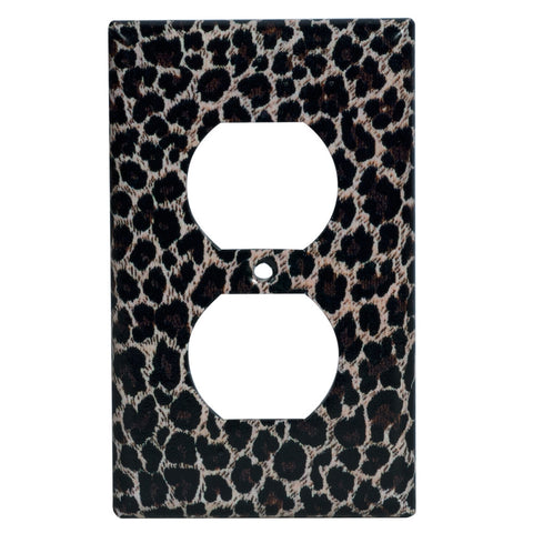 Leopard Print Outlet Cover