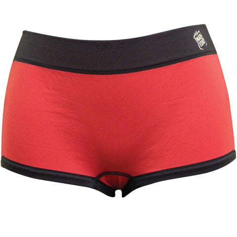 Wild Habitat Red Ladybug Plain Women's Boy Shorts