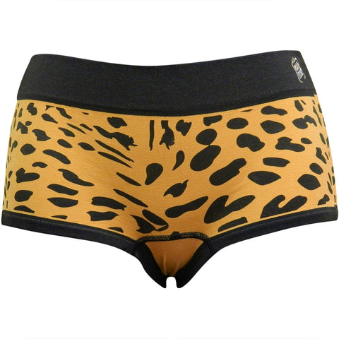 Wild Habitat Women's Leopard Pattern Boy Shorts