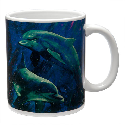 Stephen Fishwick Dolphin Coffee Mug