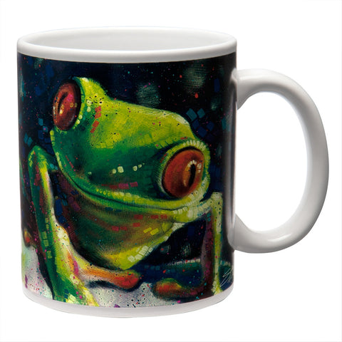 Stephen Fishwick Green Frog Coffee Mug