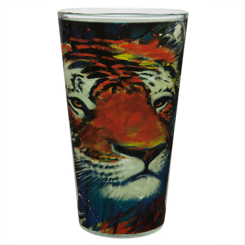 Stephen Fishwick Blue Tiger Pint Glass