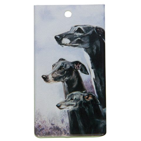 Greyhound Portrait Bag Tag