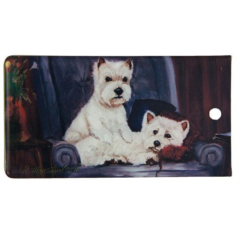 Westie Portrait Bag Tag