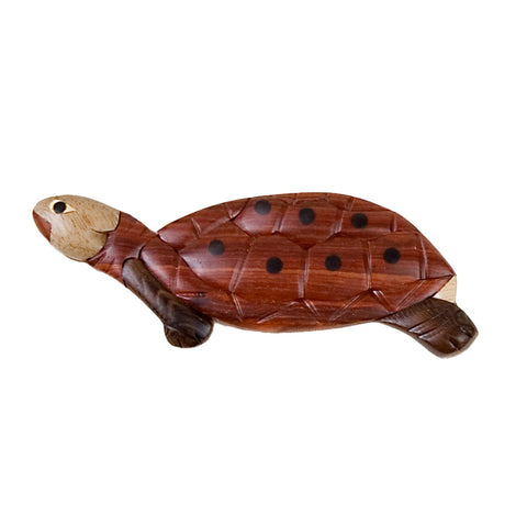 Turtle Wooden Magnet