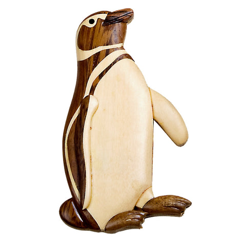 Penguin Wooden Magnet