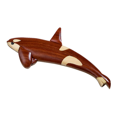 Whale Wooden Magnet