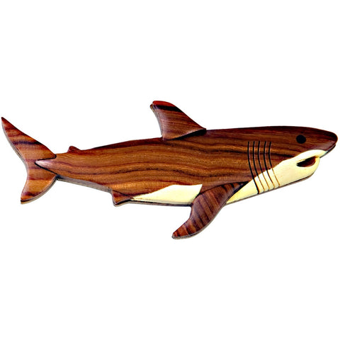 Shark Wooden Magnet