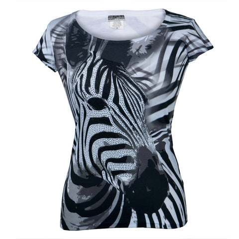 Zebra Sublimation Juniors T-Shirt