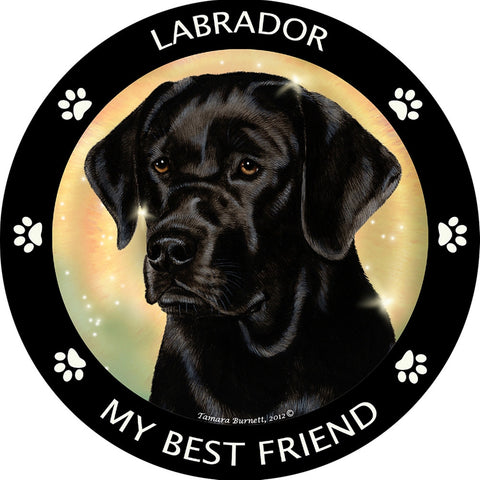 Black Labrador My Best Friend Magnet