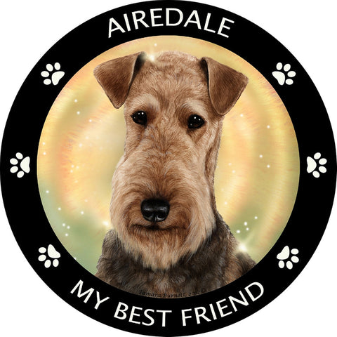 Airedale My Best Friend Magnet